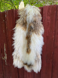 Extra Long Wool Sheepskin N916 - 42" Dual-Tone Light Brown Tips